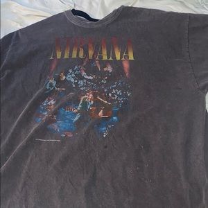 Nirvana over sized t shirt